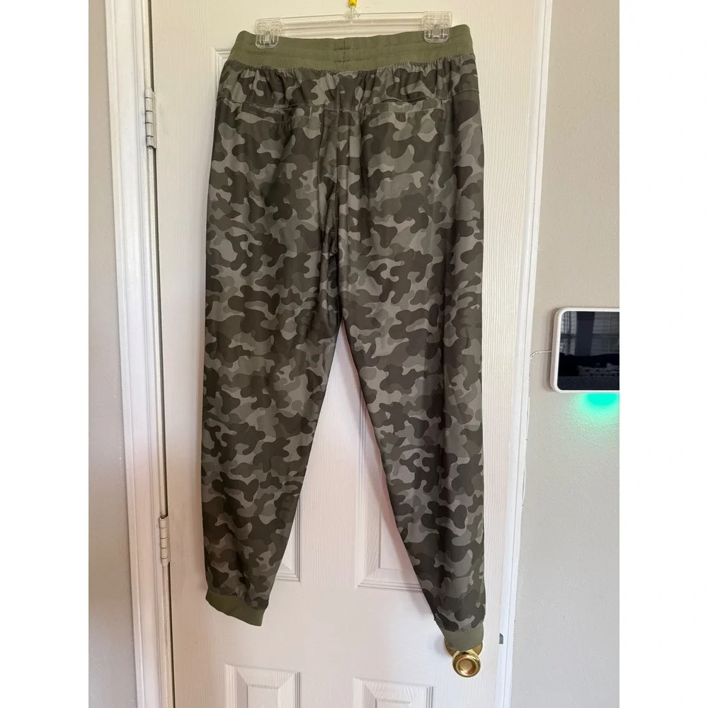 Wonder Nation Boys XL 14-16 Husky Camo Jogger Pants Green Camouflage Activewear